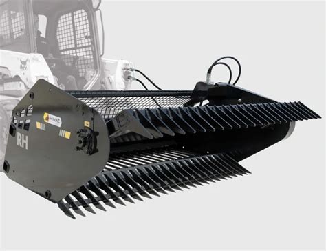 cat skid steer rock picker|skid steer attachments rock picker.